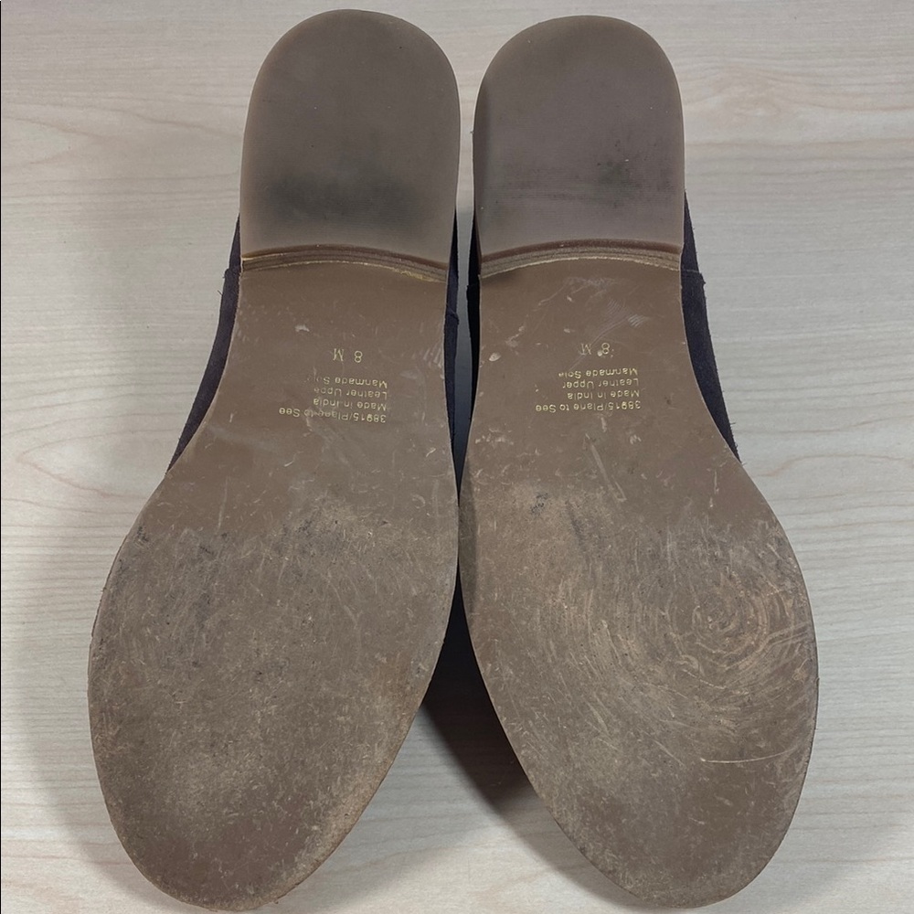 Diba Plane to See Brown Suede Slip on Ankle Boots - Picture 8 of 10